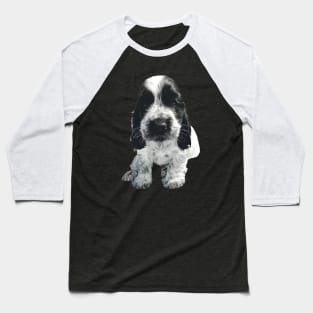 English Cocker Spaniel - Cute Blue Roan puppy dog Baseball T-Shirt